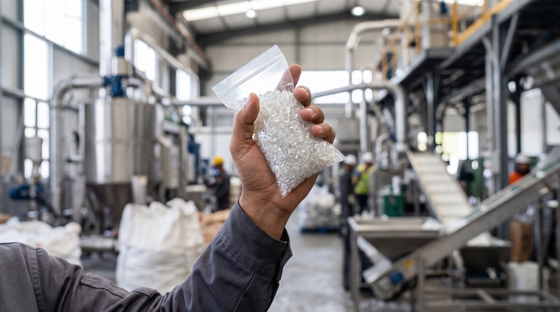 PET chips in der Industrie